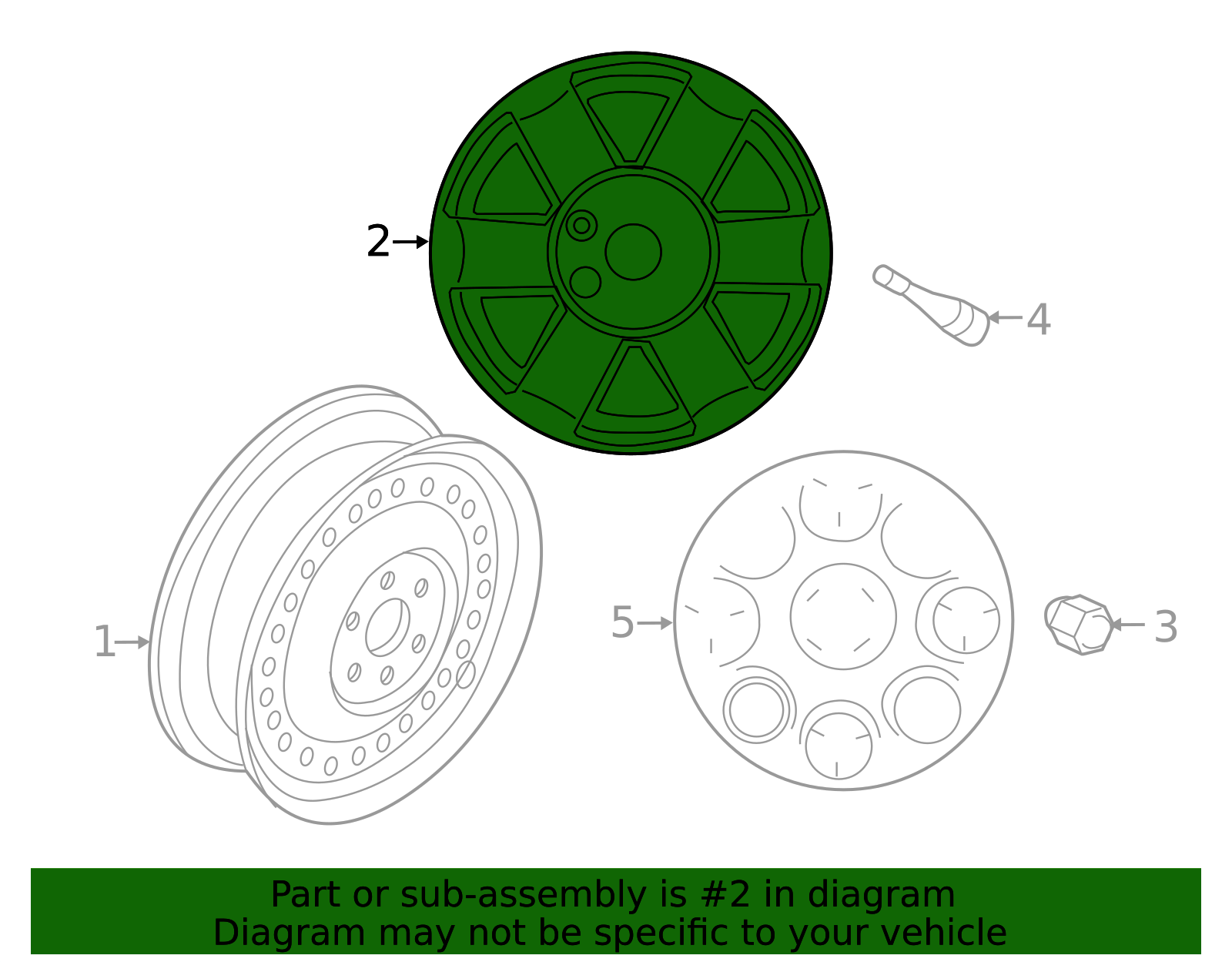 2014-2021 Nissan Wheel, Steel 40300-1PB5A | TascaParts.com