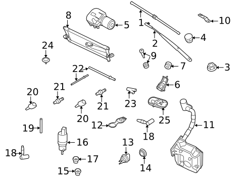 Wipers for 2012 Volkswagen Jetta #1