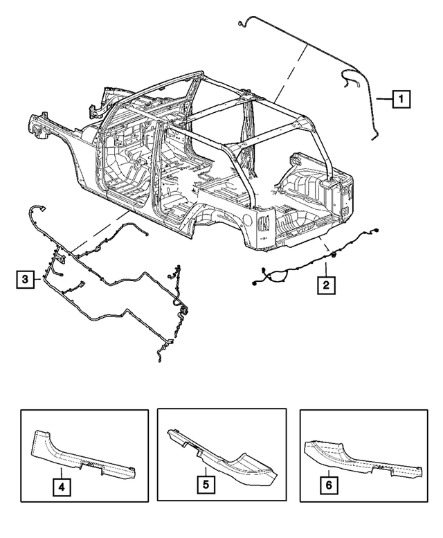 68274269AD - Electrical: Body Wiring for Mopar Image