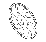 252313Z000 - Cooling System: Fan Blade for Kia: Sportage Image