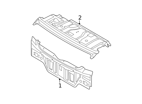 Rear Body for 2009 Hyundai Elantra #0