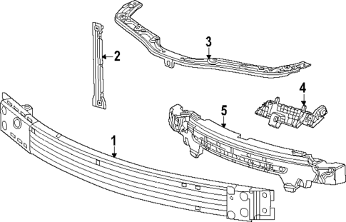Bumper & Components - Front for 2025 Buick Encore GX #1