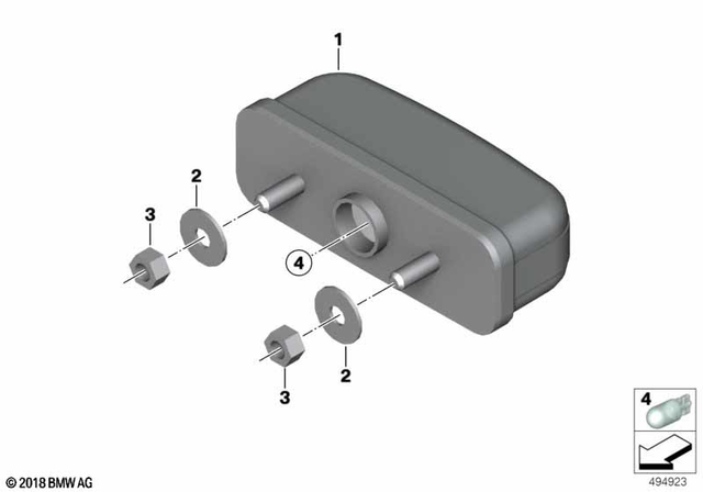 7119904446 - Lights: Washer - 5-200 Hv-ZNNIV for BMW-Motorrad Image image