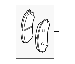 DA06M4GA0PNW - : Pad Kit - Disc Brake for Infiniti Image
