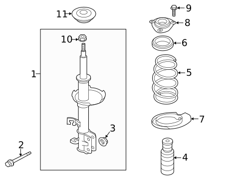 Struts & Components for 2015 Nissan LEAF #0