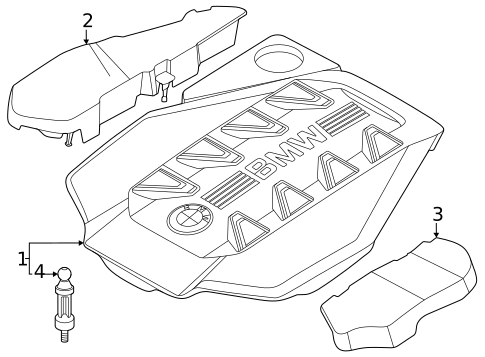Engine Appearance Cover for 2026 BMW X6 #0
