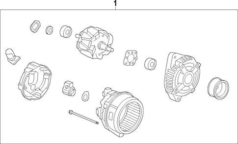 Alternator for 2023 Honda Pilot #1