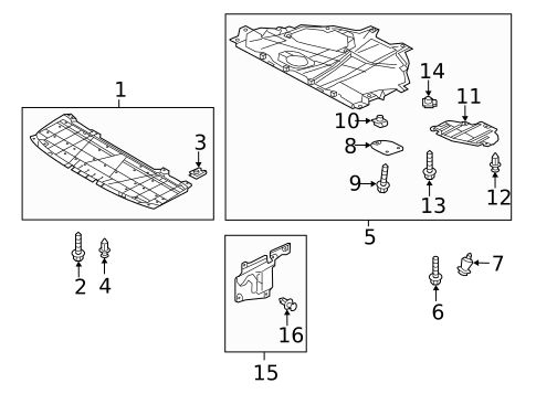Under Cover & Splash Shields for 2018 Mazda 6 #0