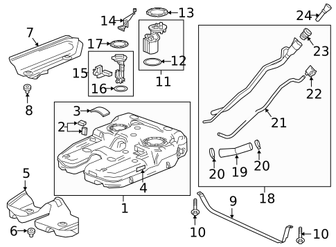 Hardware, Fasteners & Fittings for 2024 Chevrolet Traverse Limited #0