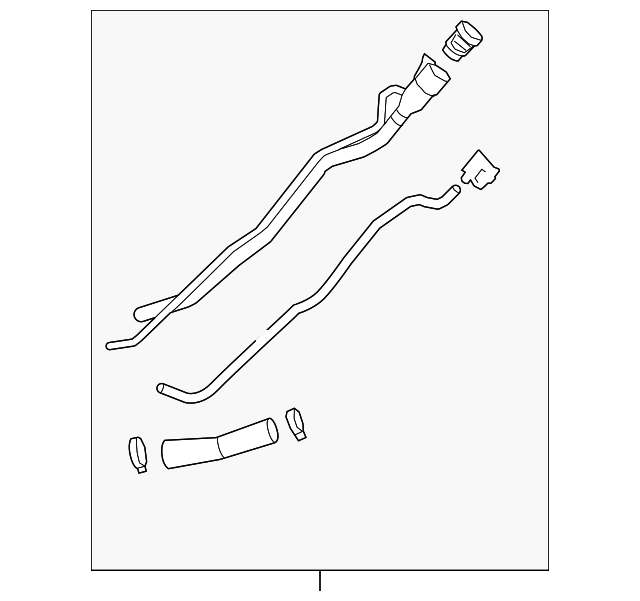 85554219 - High-Quality Fuel Tank Filler Neck Assembly (With Hose ...
