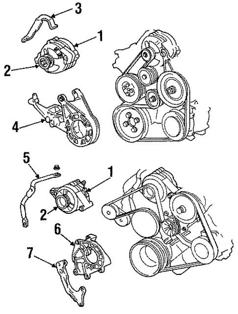 Alternator for 1995 Ford Windstar #0