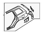 MN133594 - : QUARTER PANEL for Mitsubishi: Outlander Image