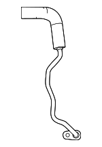 68468062AD - Engine: Water Inlet Pipe for Mopar Image