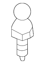 90118WA228 - Engine: Rear Shield Ball Stud for Toyota Image