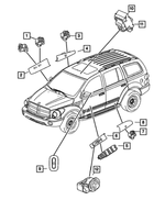 5JF971D1AC - Electrical: Memory Selector Switch for Mopar Image