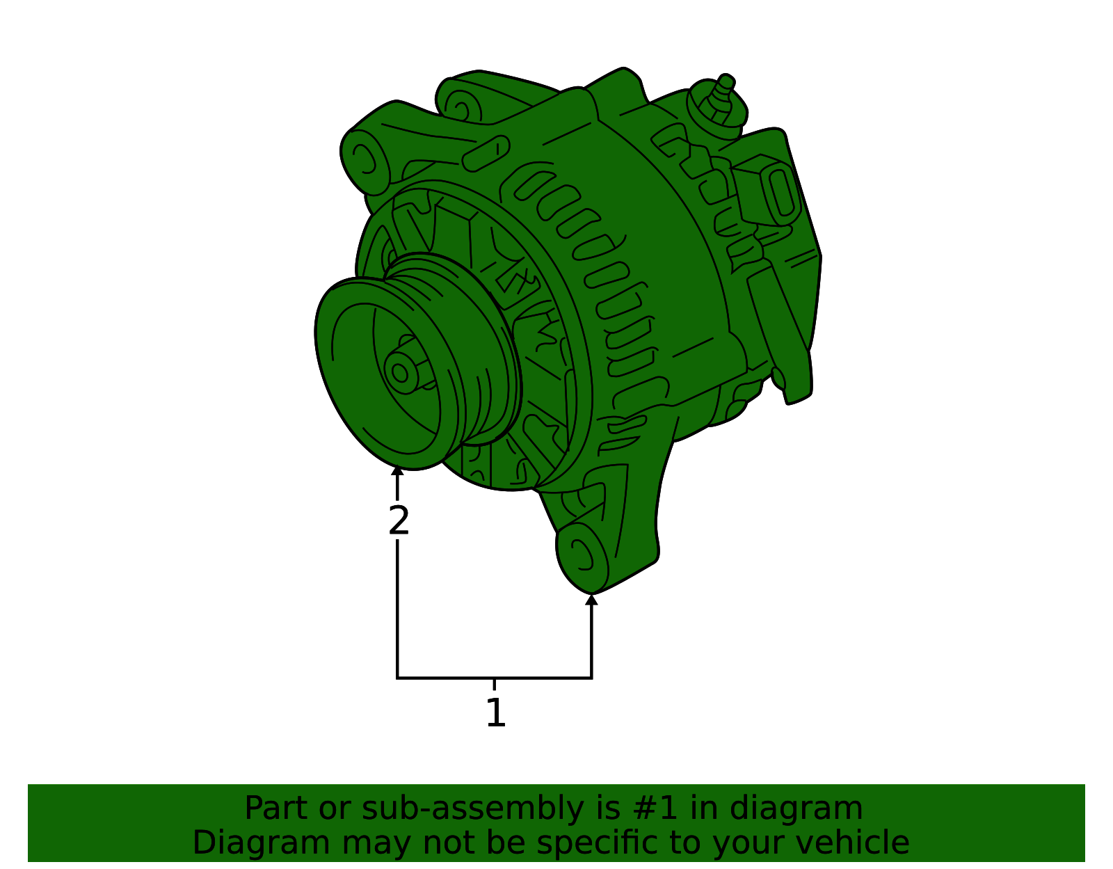 Toyota OEM Alternator 27060-0P020-84 | Toyota OEM Parts Giant