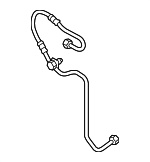 3D0317815D - Cooling System: Pressure Line for Volkswagen: Phaeton Image