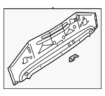 G91005RLMB - Body: Rear Body Panel for Nissan: Kicks, Kicks Play Image