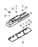 5179090AA - 5.9L Turbo Diesel; Engine: Valve Cover Isolator for Mopar Image