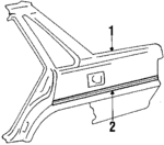 6160132020 - Body: Quarter Panel for Toyota: Camry Image