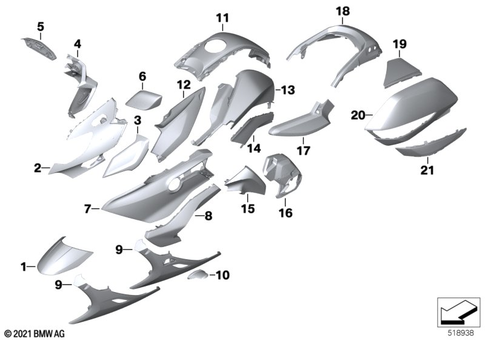 Painted Parts for 2026 BMW-Motorrad K 1600 B #0