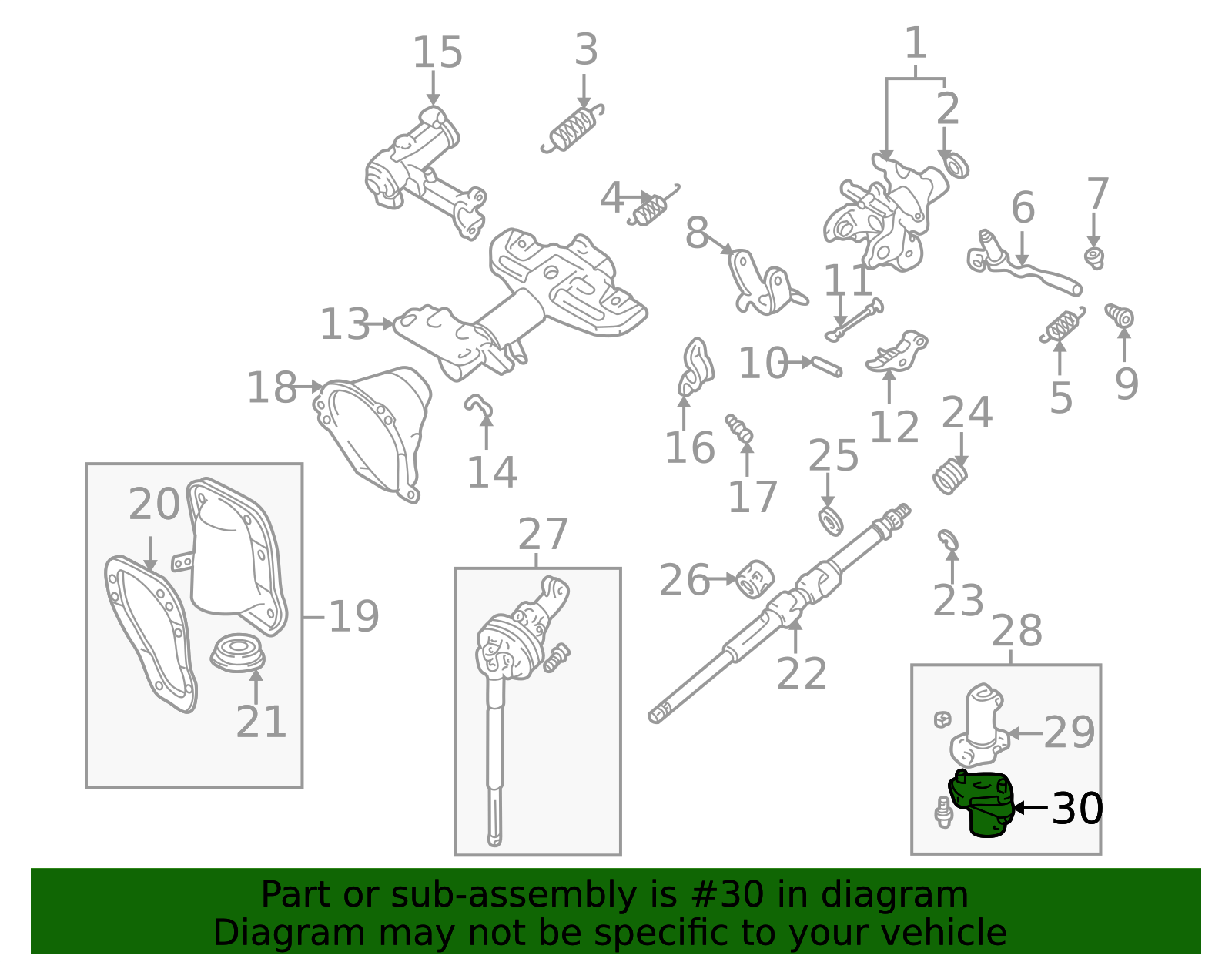 1996-2004 Toyota Steering Shaft Universal Joint 45230-35090 | OEM Parts ...