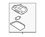 84601SJ010JC - Body: Dome Lamp Assembly for Subaru Image