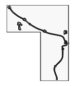2548603300 - Body: Hose Assembly for Mercedes-Benz Image