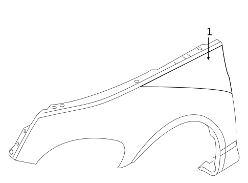 Exterior Trim - Fender for 2002 Chrysler PT Cruiser #0
