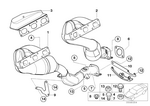18207508625 - Engine: Bracket Exhaust Pipe for BMW Image