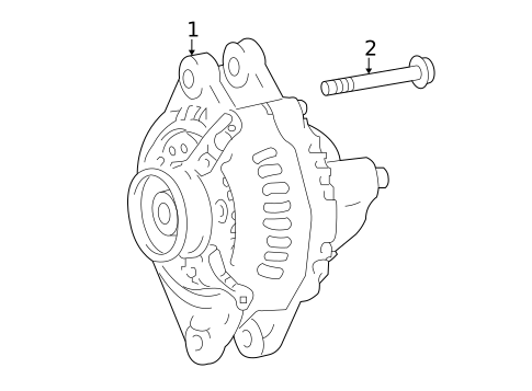 Alternator for 2014 Kia Sedona #0