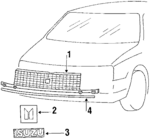 8941410380 - : Emblem for Isuzu Image