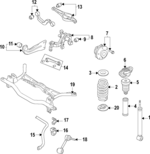 5Q0511357M - Suspension: Bumper for Volkswagen: Golf R Image