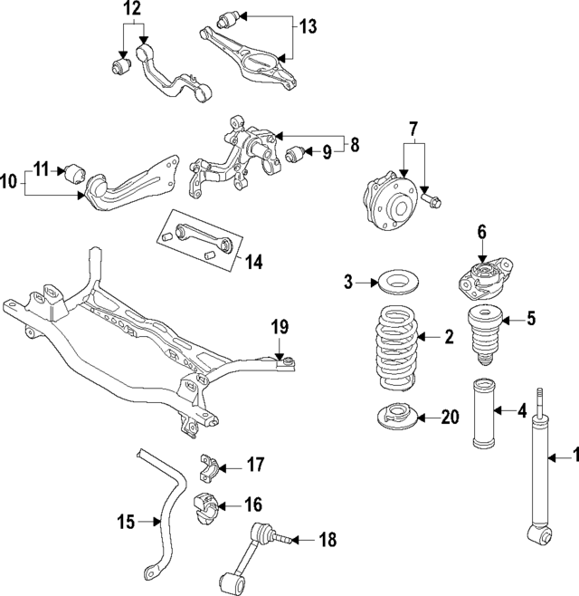 5Q0511357M - : Bumper for Volkswagen Image