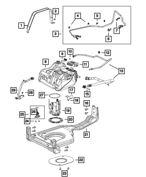 Diesel Exhaust Fluid System for 2017 Ram 3500 #0