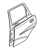 Passenger Side Rear Door