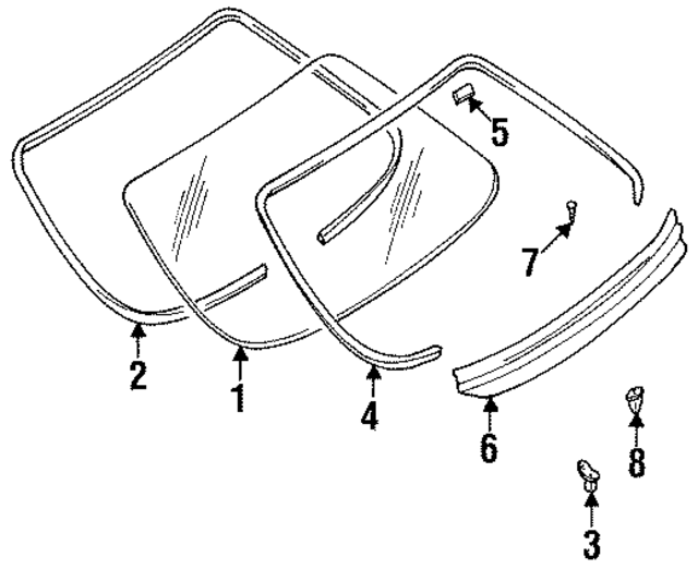 7975265F20 - : Reveal Molding for Nissan Image
