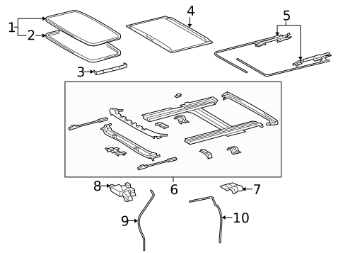 Sunroof for 2021 Toyota Tundra #1
