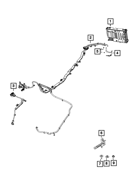 Battery, Battery Tray and Cables for 2022 Ram 1500 #6