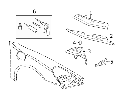 Structural Components & Rails for 2023 Porsche 718 Spyder #0