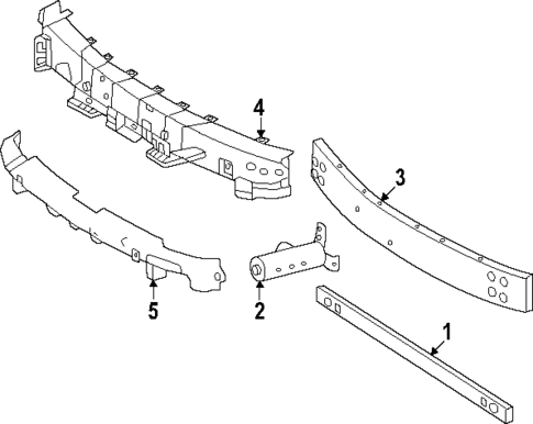 Bumper & Components - Front for 2025 Toyota Crown #1