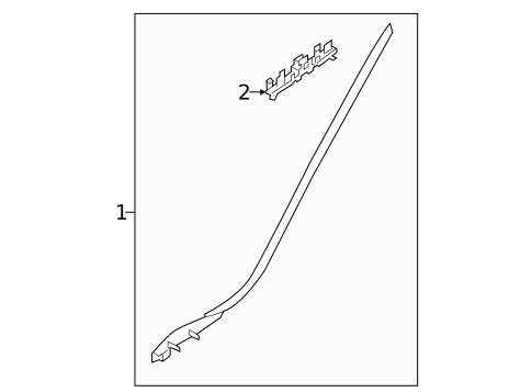Exterior Trim - Pillars for 2022 Volvo C40 Recharge #0