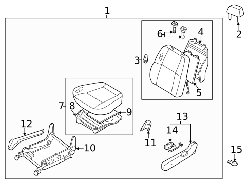 Heated Seats for 1997 Nissan Pathfinder #1