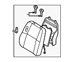 876500W020 - Body: Seat Back Assembly for Nissan Image