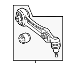2543309900 - Suspension: Lower Control Arm for Mercedes-Benz Image