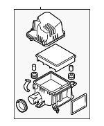 281101M400 - Engine: Air Cleaner Assembly for Kia Image