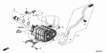 17372TR0A01 - Electrical/Exhaust/Heater/Fuel: TUBE A, DRAIN for Honda Image