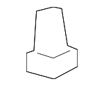 66418SD4900 - Body: Console Armrest Bumper for Honda Image