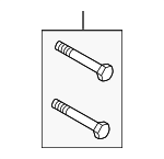 N0103917 - HVAC: Compressor Mount Bolt for Audi Image