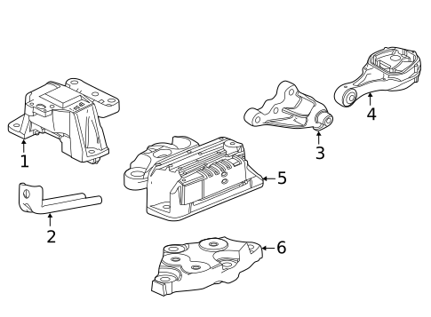Engine & Trans Mounting for 2020 Jeep Renegade #0